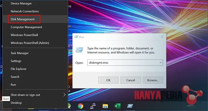 Cara Setting diskmgmt.msc