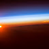 Sunset seen from the International Space Station