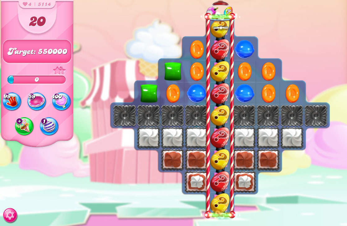 Candy Crush Saga level 5114