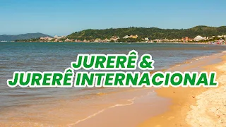 playa de Jurerê con aguas calmas y arenas firmes