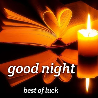 Good night candle images