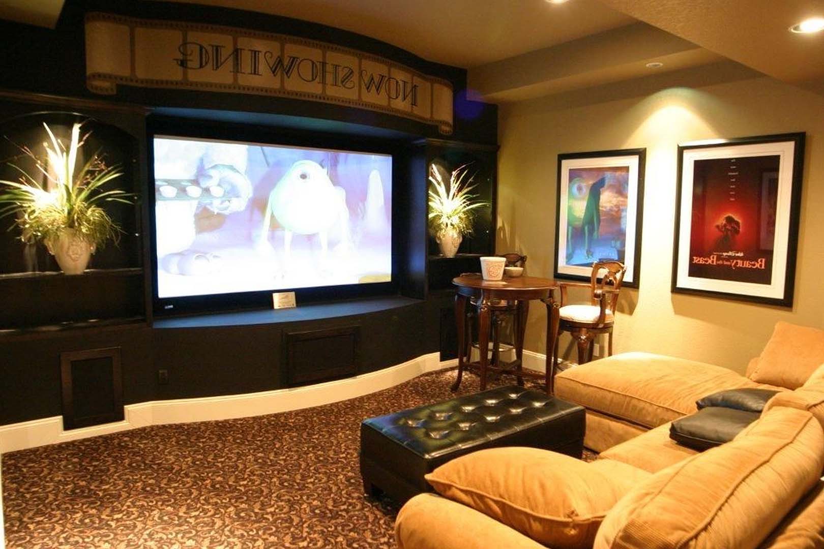 deco ruang tv seperti home theater