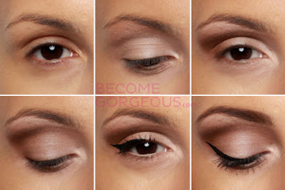 30 Tutorial Make Up Mata Natural Coklat Sehari-Hari