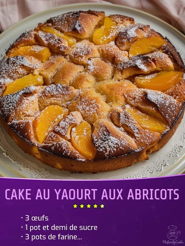 Cake au Yaourt aux Abricots 