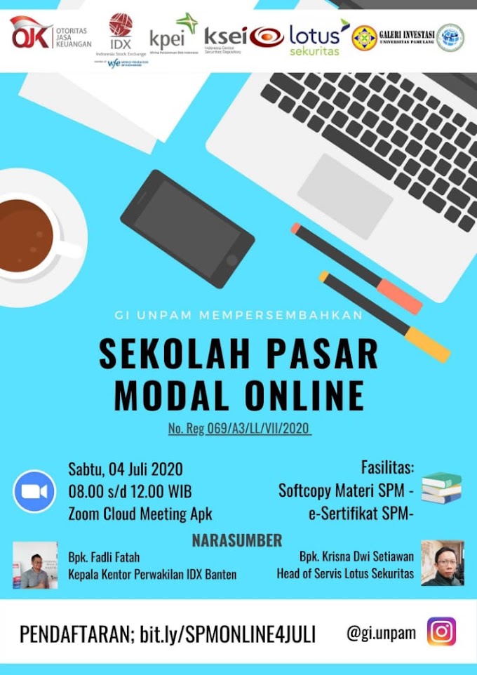 SEKOLAH PASAR MODAL ONLINE GI UNPAM