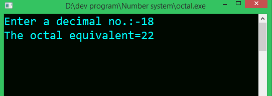 Write a program in C to convert decimal into octal number.