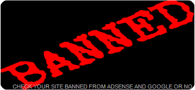 ADSENSE BANNING