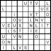 New Word Sudoku Puzzle for Tuesday, 4/19/2011