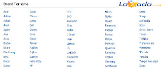 Brand Ternama Gandengan Lazada.co.id