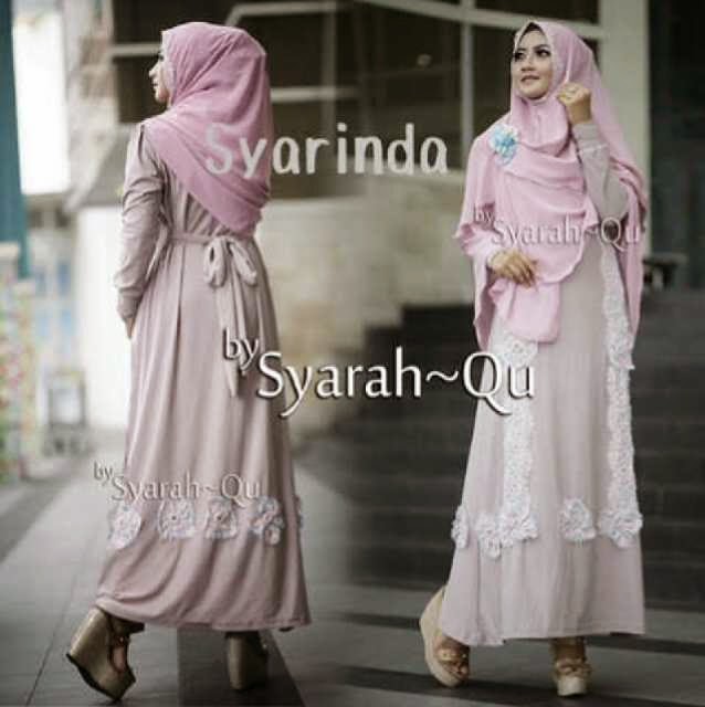  Model  Baju  Gamis Ibu2  Terbaru Syar i Syarinda By Syarah 