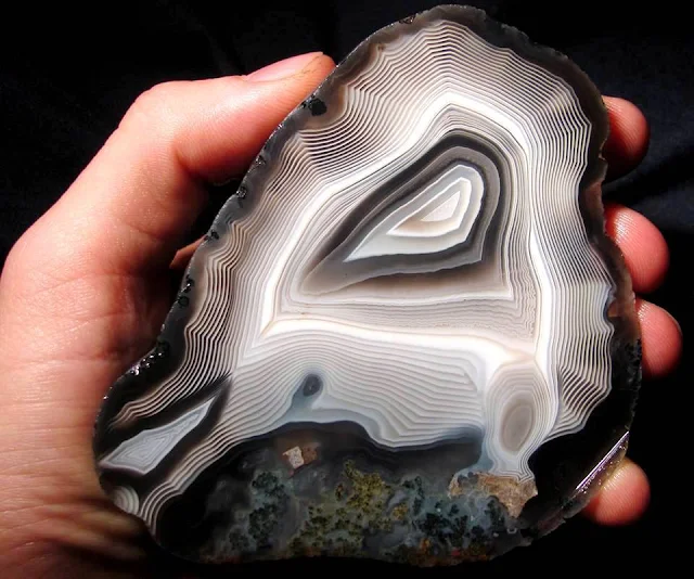Agate from Bobonong Subdistrict, Central District, Botswana