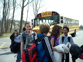 tweens arrive at library