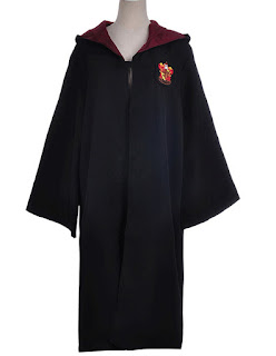 Harry Potter costume mantella + cravatta sciarpa + occhiali + bacchetta magica maschera carnevale travestimento cosplay bambini misura taglia età 7 8 9 10 11 12 13 anni