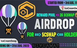 CMCTswap Mega Airdrop of 2K $CSWAP Token