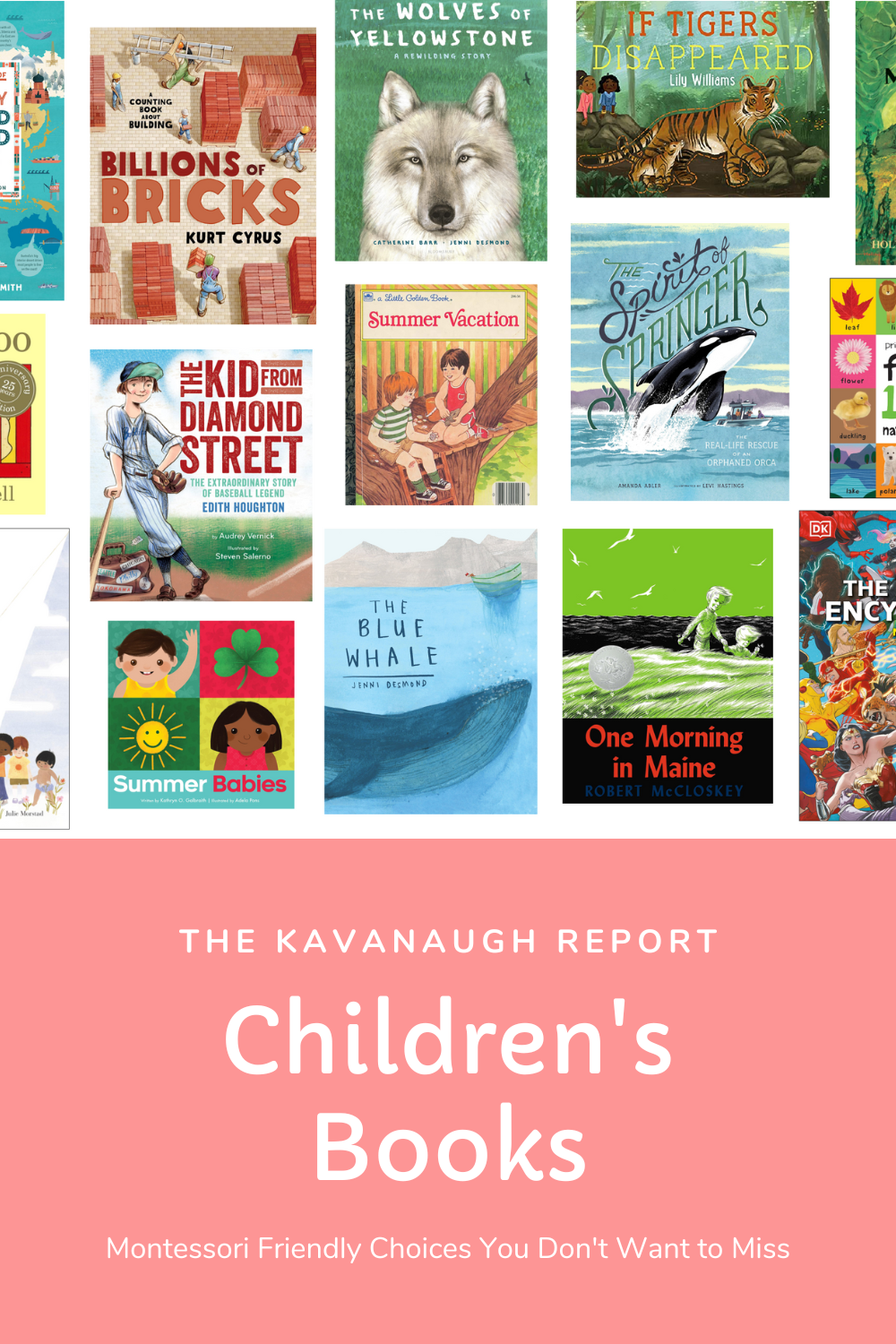 Montessori friendly books that you can find at your library for your kids today! There's choices for everyone here from toddlers through elementary!