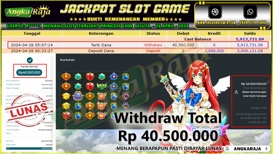 angkaraja-jackpot-slot-starlight-princess-1000-hingga-45juta-26-april-2024-12-01-26-2024-04-26