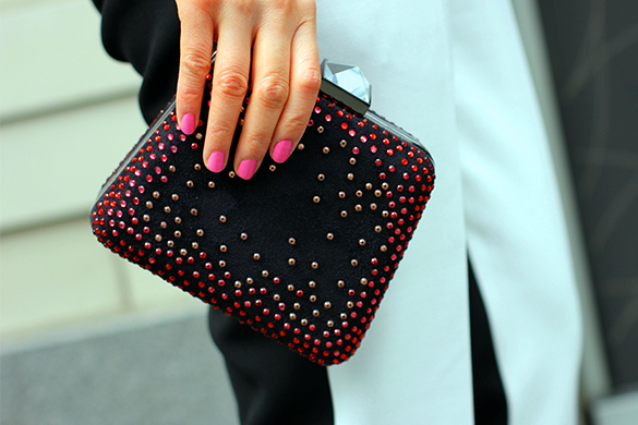 Zara Studded Clutch