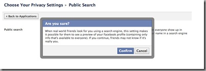facebook privacy setting