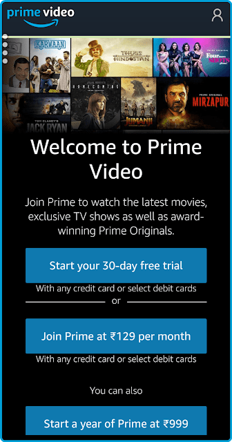 Prime video movie