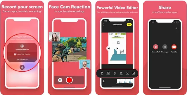 Aplikasi iPhone untuk Merekam Layar