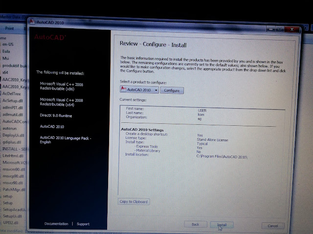 Cara instal autocad 2010