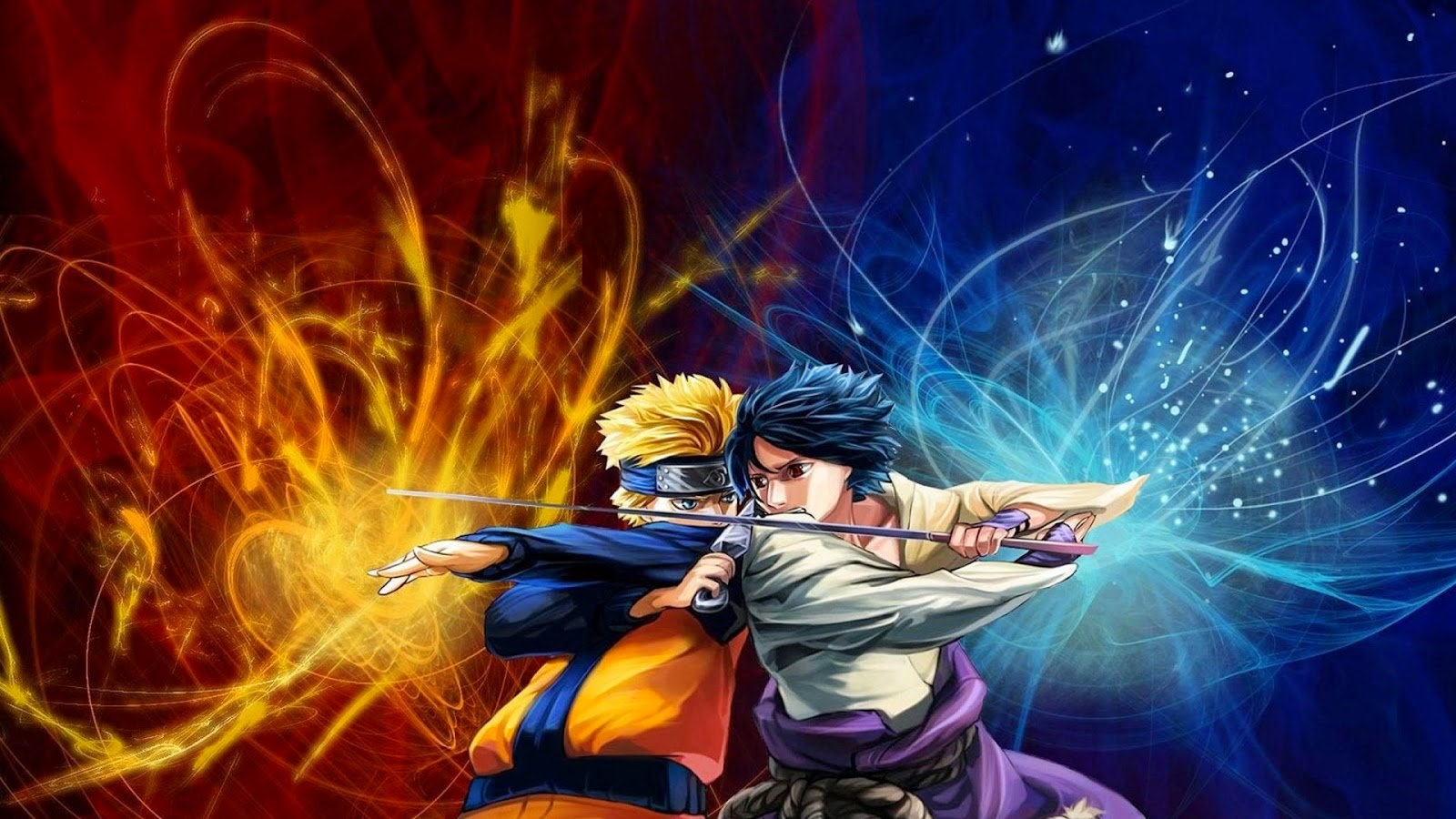 Gambar Naruto VS Sasuke Keren IMGOke