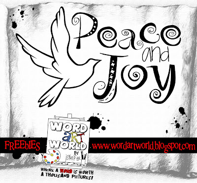 http://wordartworld.blogspot.com/2009/11/peace-and-joy.html