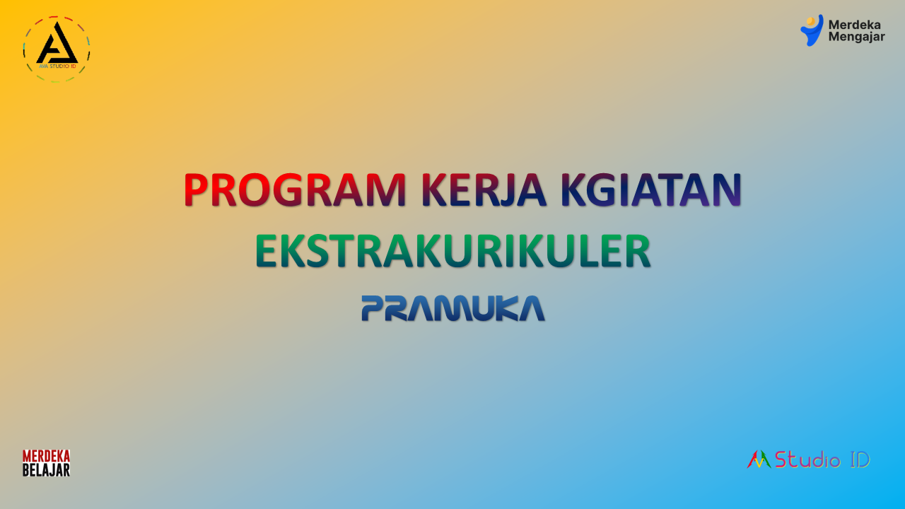 Program Kerja Kegiatan Ekstrakurikuler Pramuka Untuk Sekolah/Madrasah