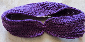 Sweet Nothings Crochet free crochet pattern, free crochet pattern for a headband, photo of the Easy Cinched headband,