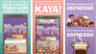  Hallo teman kini ini aku akan membagikan sebuah game android terbaru yang berjulukan  Own Coffee Shop MOD APK (Unlimited Money) 3.3.6 Gratis Terbaru