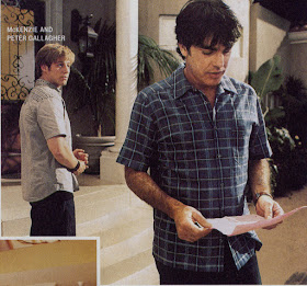 benjamin mckenzie and peter gallagher studying scripts the oc behind the scenes