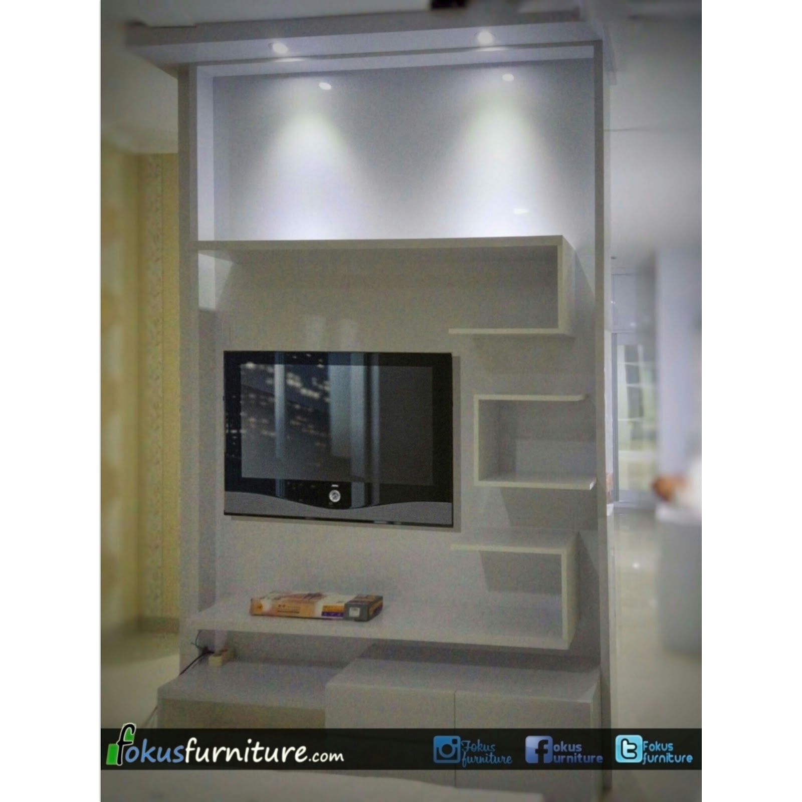 Partisi sekat ruangan dua muka Furniture Kitchen set 