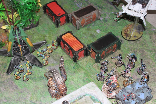 Chaos Space Marines vs Mantis Warriors and Militarum Tempestus - Decapitation Strike - 1250pts - Race To Victory