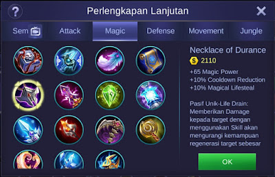 Necklace of Durance Mobile Legends