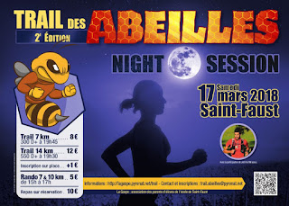 Trail nocturne des abeilles 2018