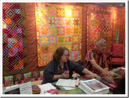 Quilt Market Houston 2012, Kaffe Fassett booth