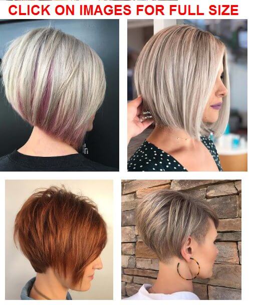 34 easy short stacked bob haircuts for thin hair to copy in