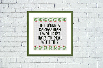 If I were funny cross stitch pattern - Tango Stitch