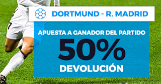 Paston Promoción 50 euros Dortmund vs Real Madrid 26 septiembre