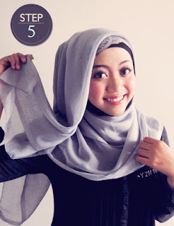kreasi hijab segi empat