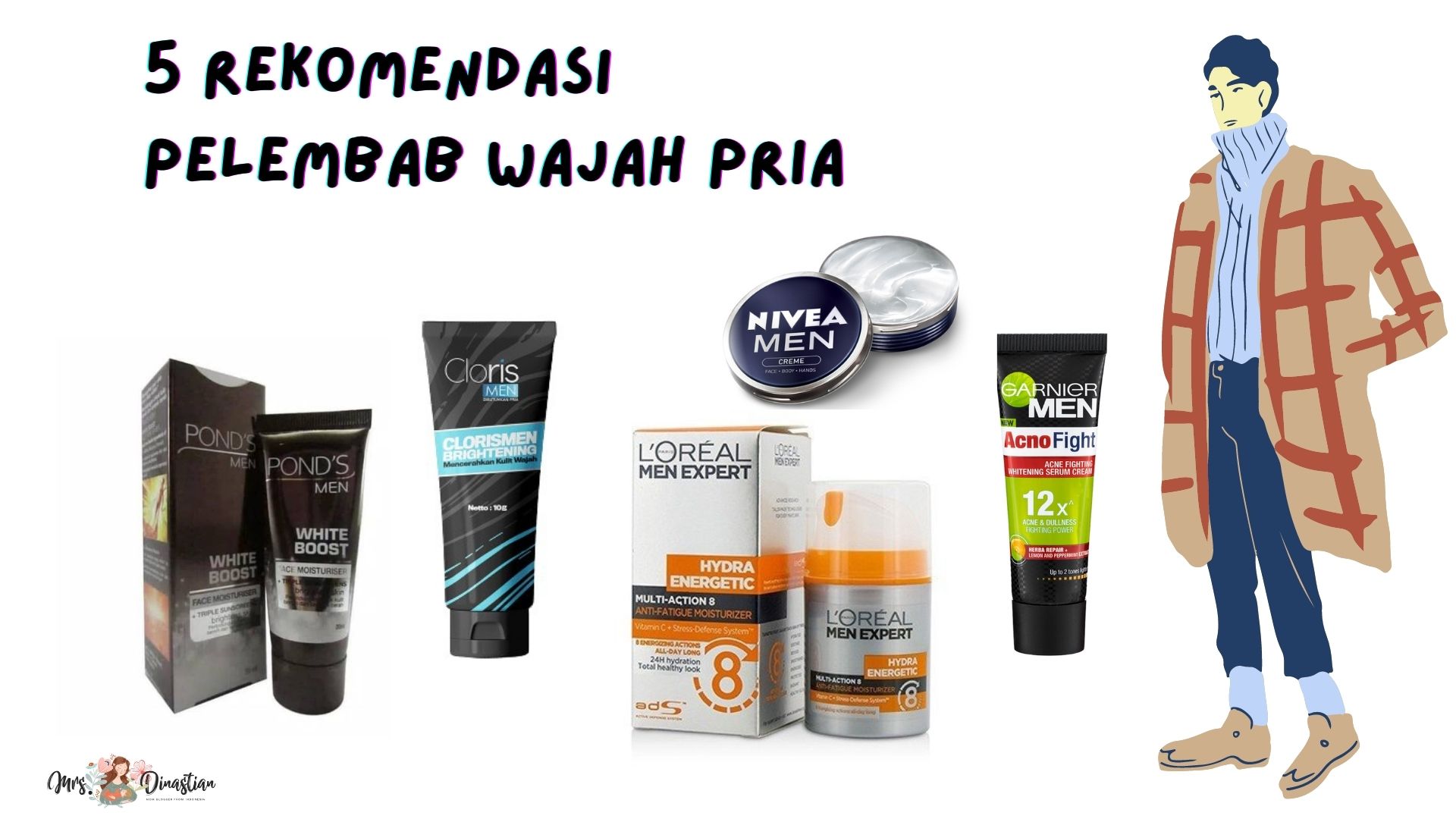 5 Rekomendasi Pelembab Wajah Pria