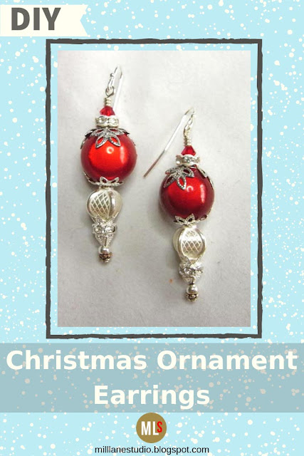Christmas Ornament Earrings inspiration sheet