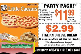 Free Printable Little Caesars Coupons