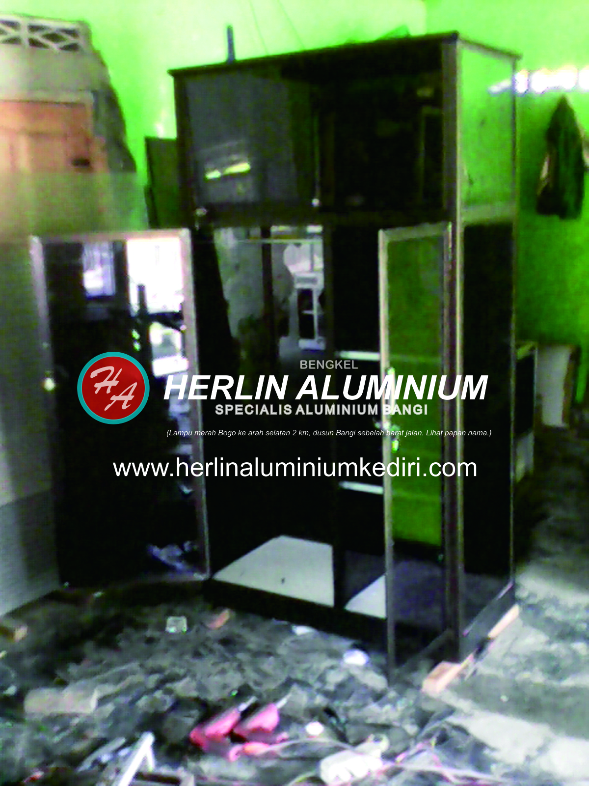 Daftar harga Lemari  Pakaian Aluminium di Herlin Aluminium 