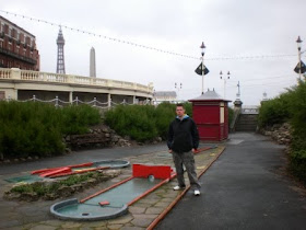 Crazy Golf course near the Metropole Hotel in Blackpool