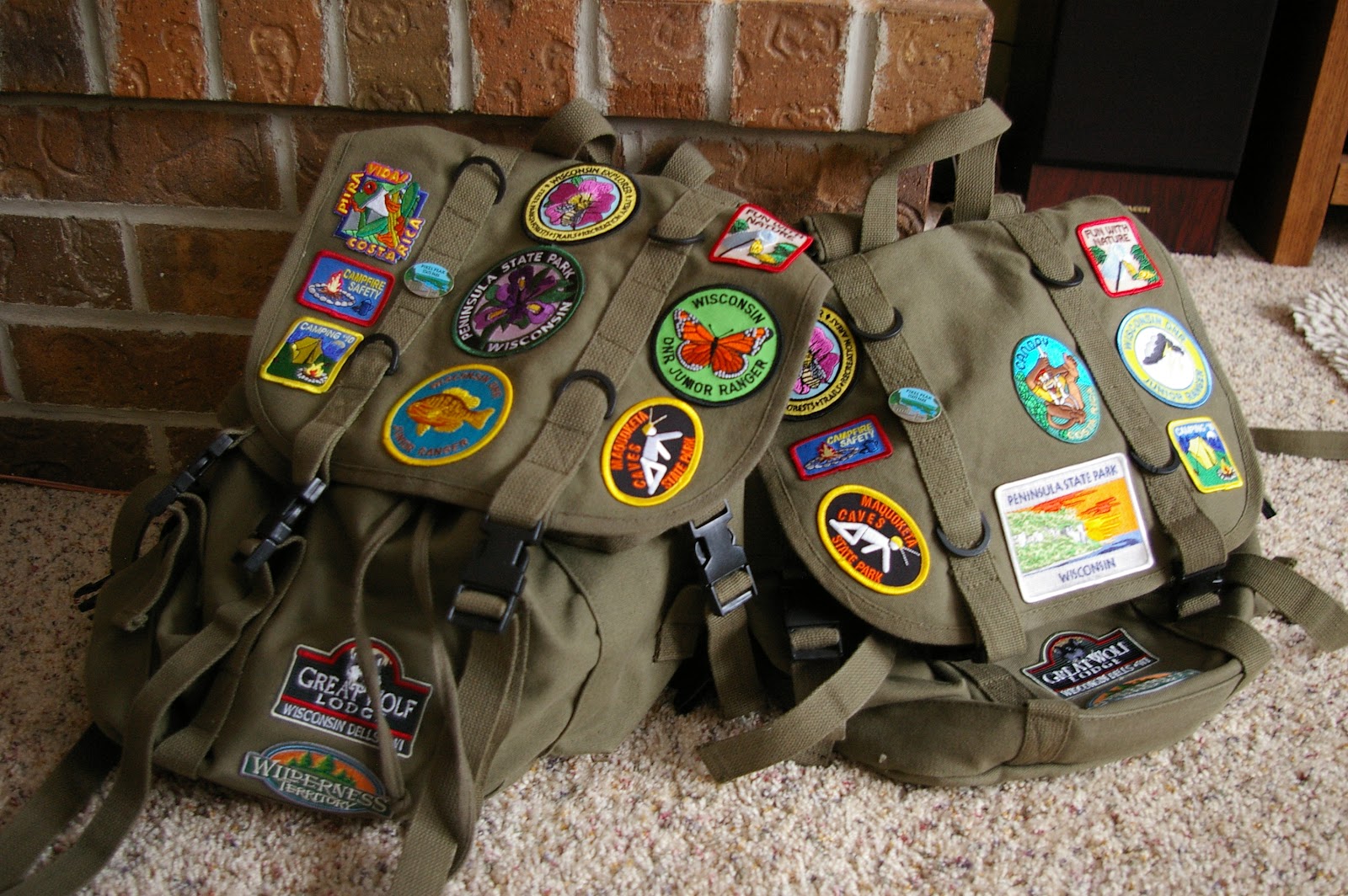 How to put a patch on a backpack