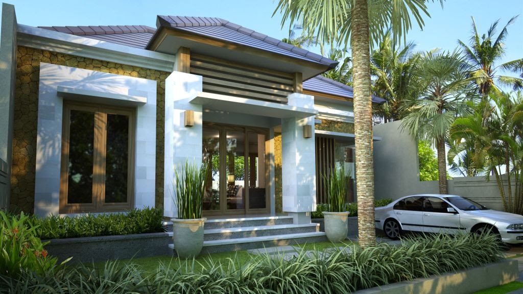 Gambar Desain Rumah  Desain Villa Type 85