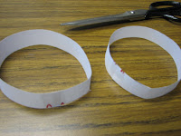 Normal band cut in two