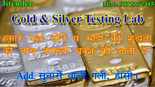 Gold & Silver Refind Market Hansi