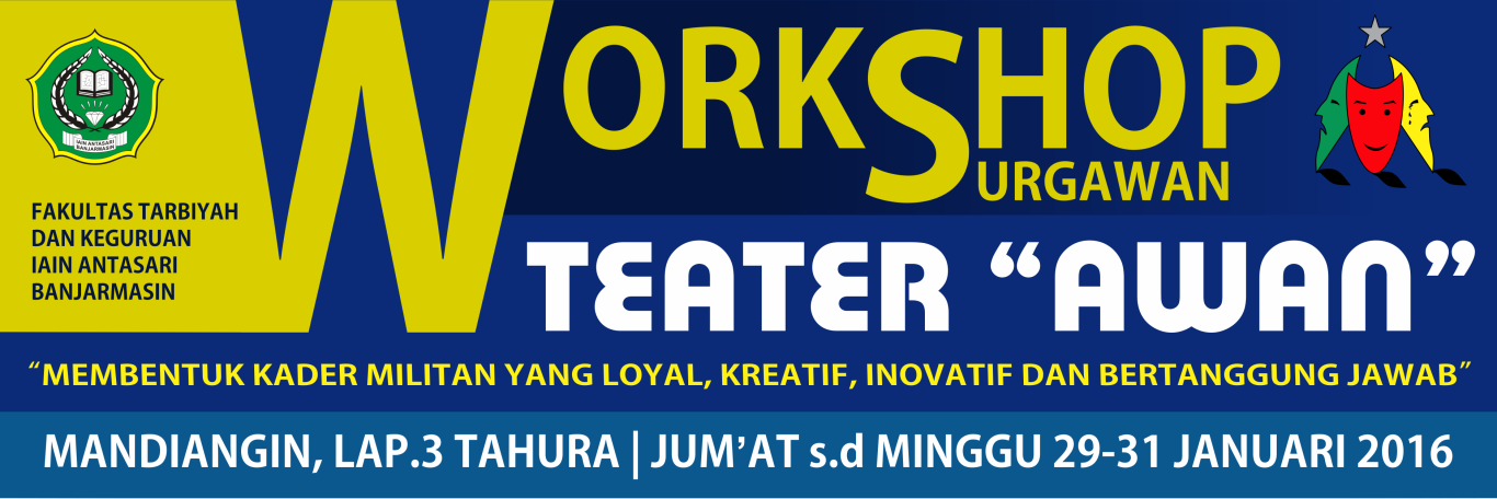 Desain Spanduk Workshop 3x1 - BANG ABU MUSIC